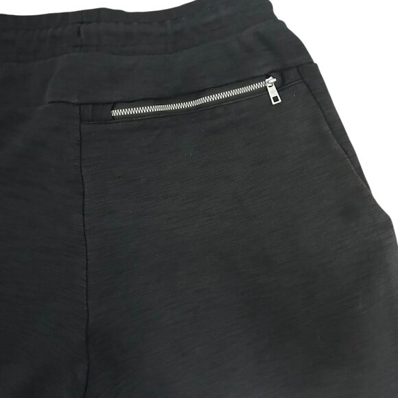Niker Athletic Shorts Size Medium Black Drawstring Pockets Logo Thick - Picture 6 of 7